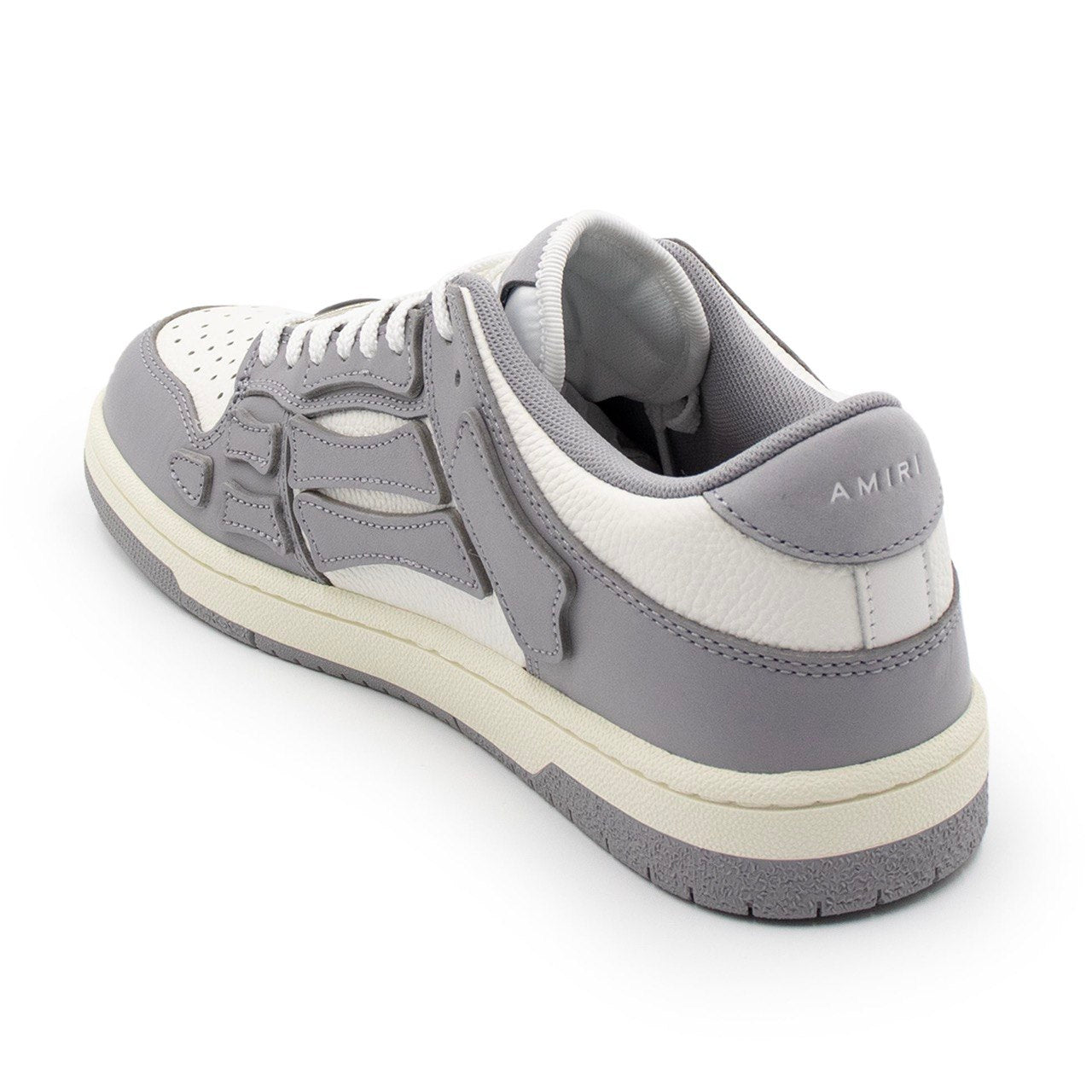 AMIRI Grey & White Skel Top Low Trainers