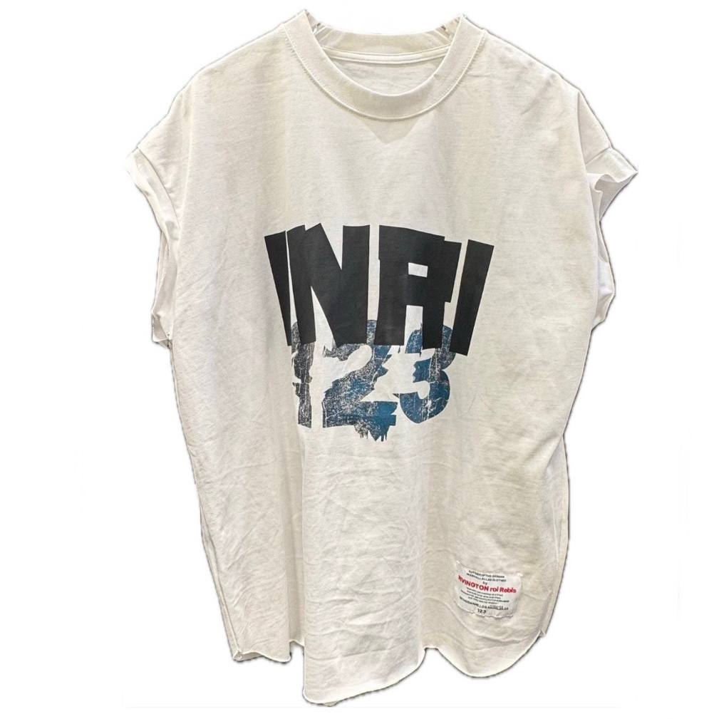 FEAR OF GOD x RRR 123 'INRI' White Cutoff T-shirt