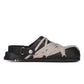 RICK OWENS Megalaced Mule Granola Black