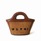 MARNI Leather and Raffia TROPICALIA Bag
