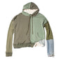 GREG LAUREN Colour-block Panelled Hoodie
