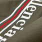 BALENCIAGA Logo-embroidered Cotton-jersey Khaki T-shirt