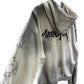 PROJECT G/R Furious Logo Applique Zip Hoodie Gray