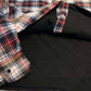 BALENCIAGA  Bleached Red  Padded Flannel Hood Shirt