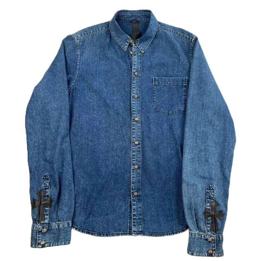 CHROME HEARTS Denim Button Up Shirt