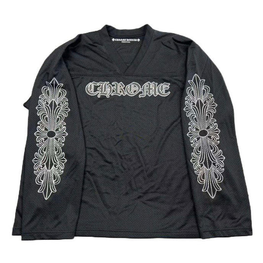 CHROME HEARTS Mesh Long Sleeve Warm Up Jersey