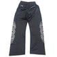 CHROME HEARTS Mesh Jersey Sweatpants Black